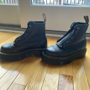 Dr. Martens Sinclair Zip Front Boots.